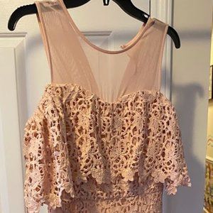 Pink Lace Dress